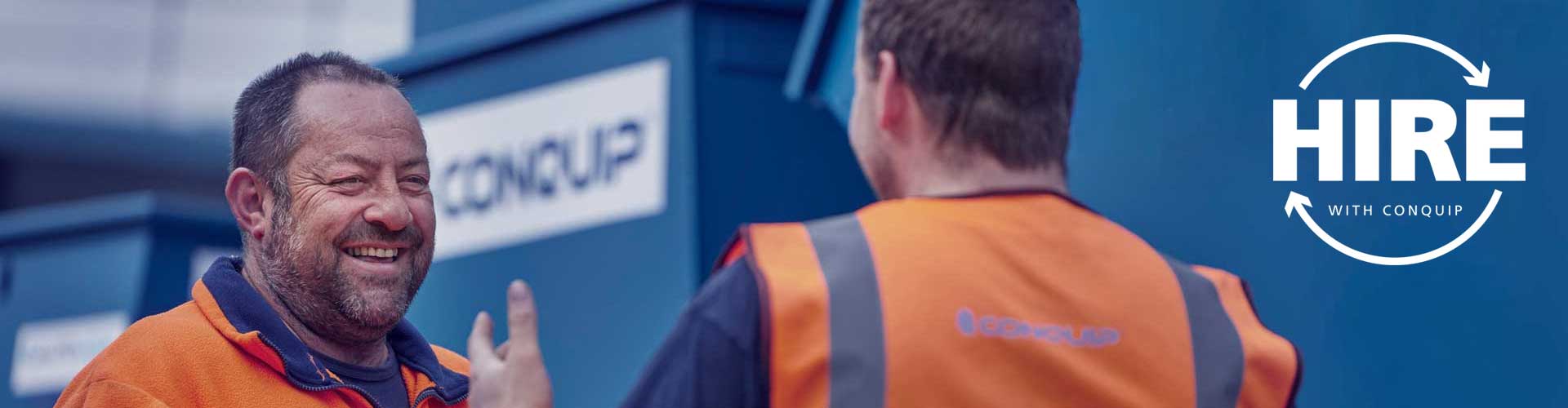 Conquip Hassle Free Hire Header