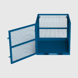 small goods cage with open standard access gate