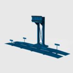 bulkx bulk excavation solution with pit lane gantry configuration left side view