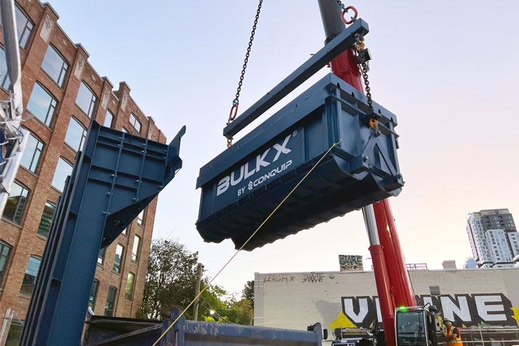 Conquip BulkX being used by Ontario Transit Group