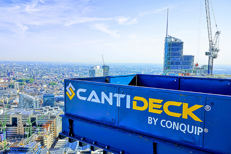 How to use a CantiDeck crane loading platform