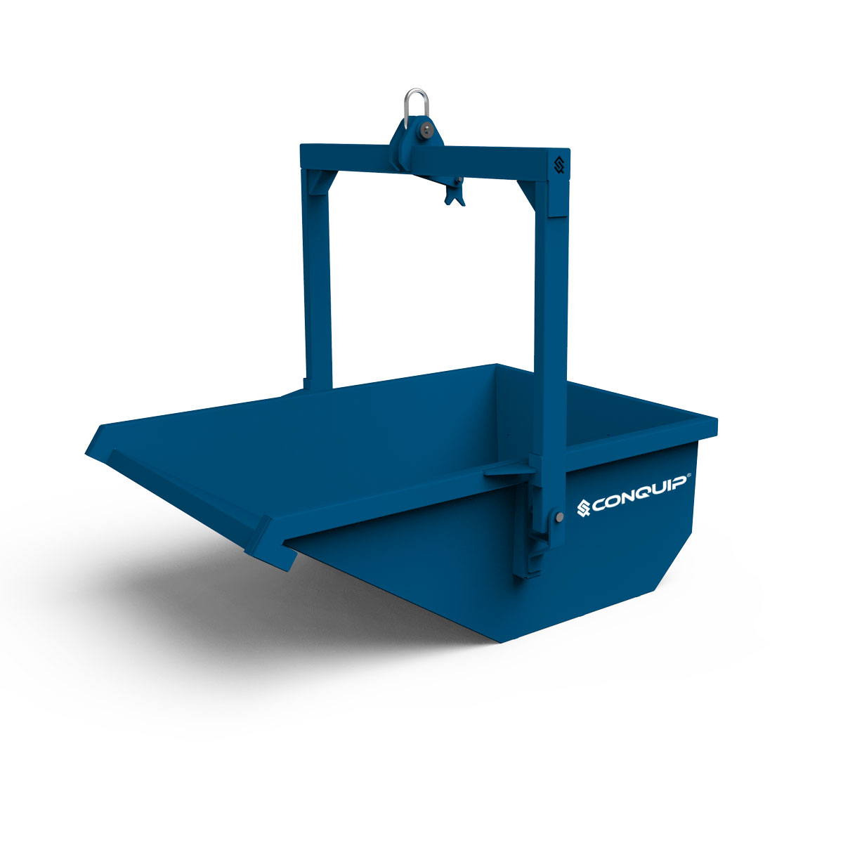 Boat Skip Hero Image, Blue render, white BG