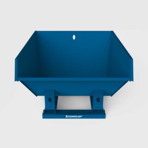 autolock self tipping skip with castors