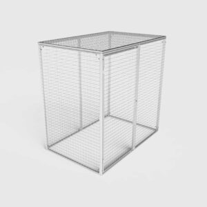 mid size gas cage for storage of gas bottles and cylinders