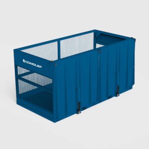 ramped goods cage