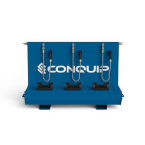 boot wash 3 bay, blue render, white BG