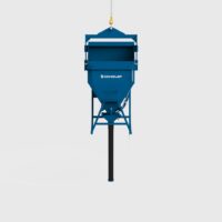 Concrete Column Skip - With Bale Arm - Front