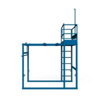 Skip Washing Platform for washing out concrete skips