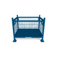 steal stillage with mesh sides for storage of materials