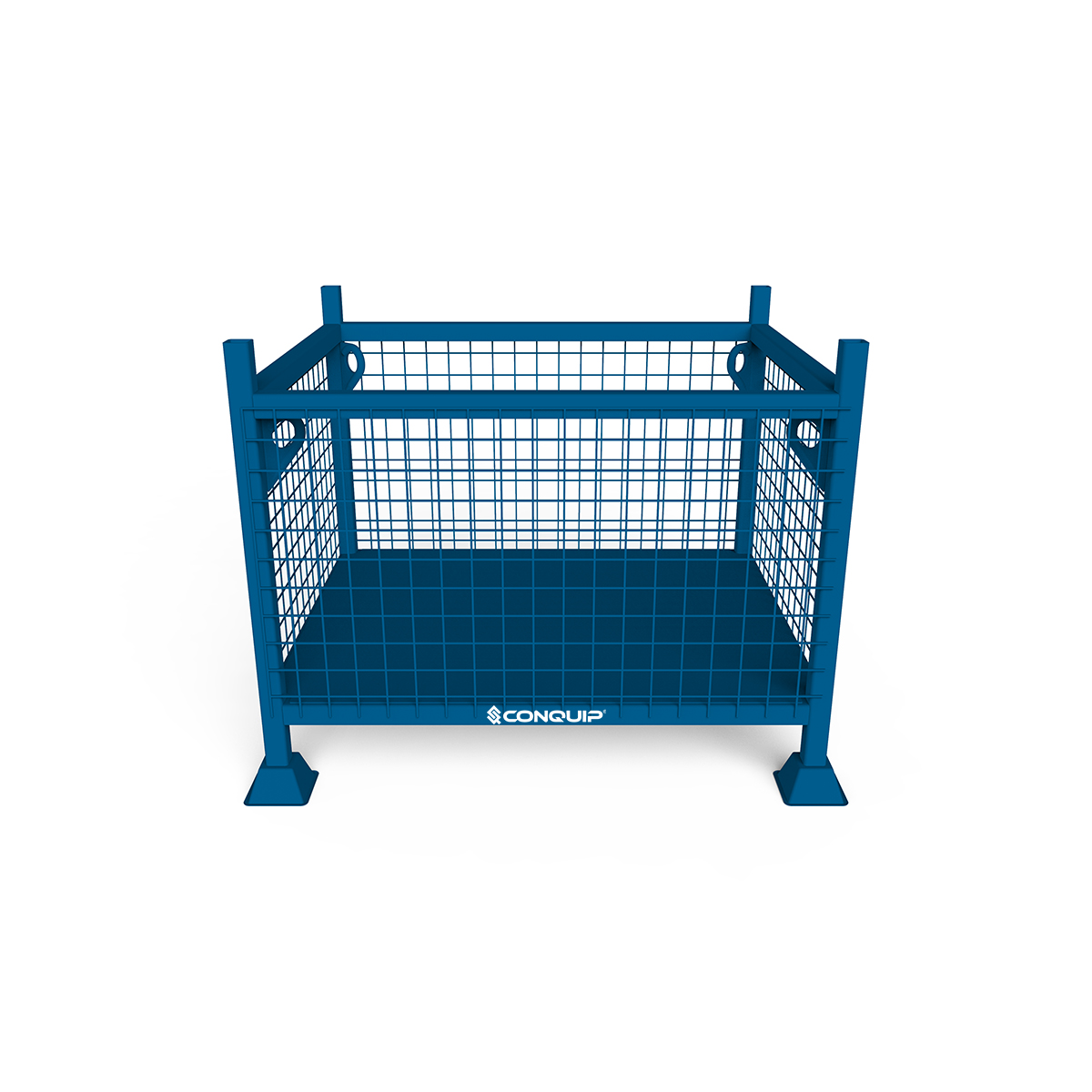 steal stillage with mesh sides for storage of materials