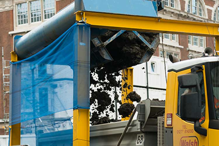 bulkx discharging to truck