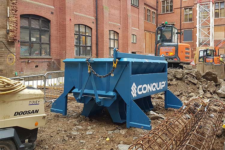 conquip direct-to-truck bulkx sitting on the ground