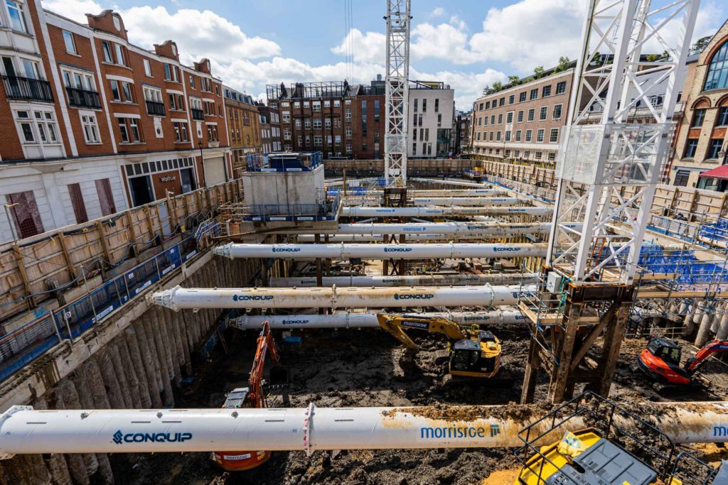 Marylebone Square Temporary Propping by Conquip