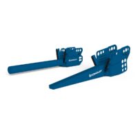 Excavator Pipe Laying Hook, blue render, white BG,