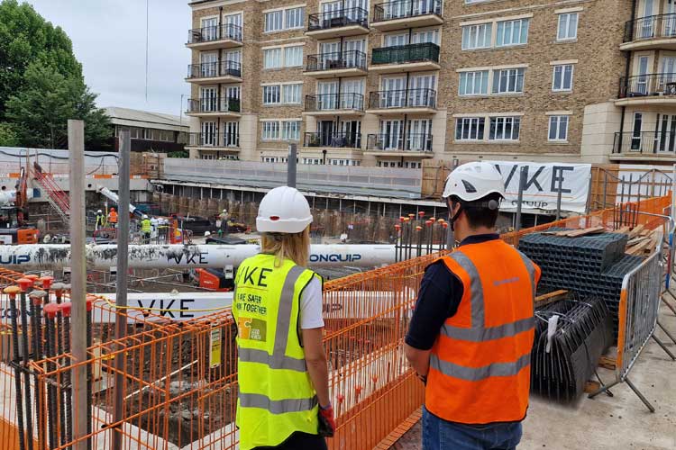 Conquip Propping at Carnwath Road, London