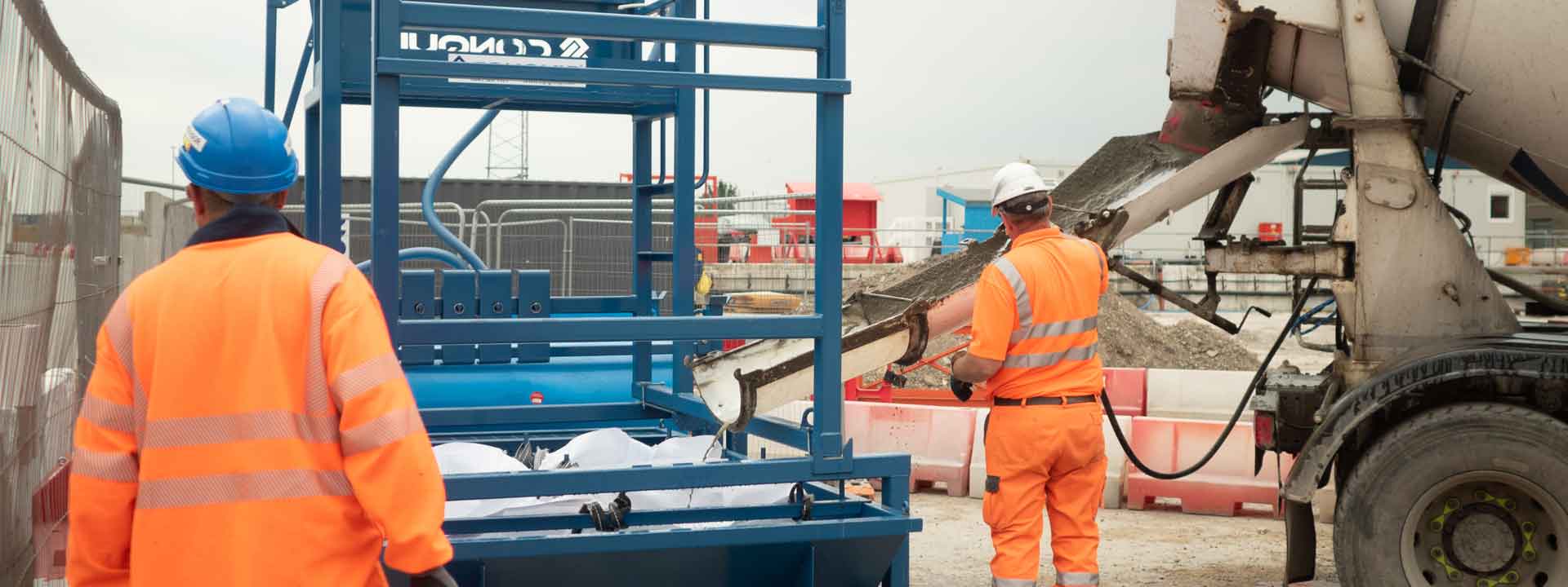 Conquip's Concrete Washout System