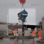 Conquip Concrete Skip Without Bale Arm with key parts labelled