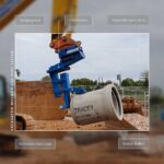 Conquip Mechanical Pipe Lifter with key parts labelled