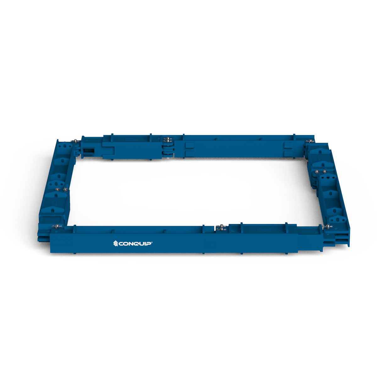 300 Brace, temporary excavation support, 2-15m clear span, hero image, blue render, white background
