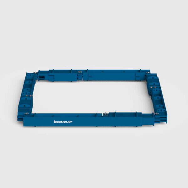 300 Brace, temporary excavation support, 2-15m clear span, hero image, blue render, white background