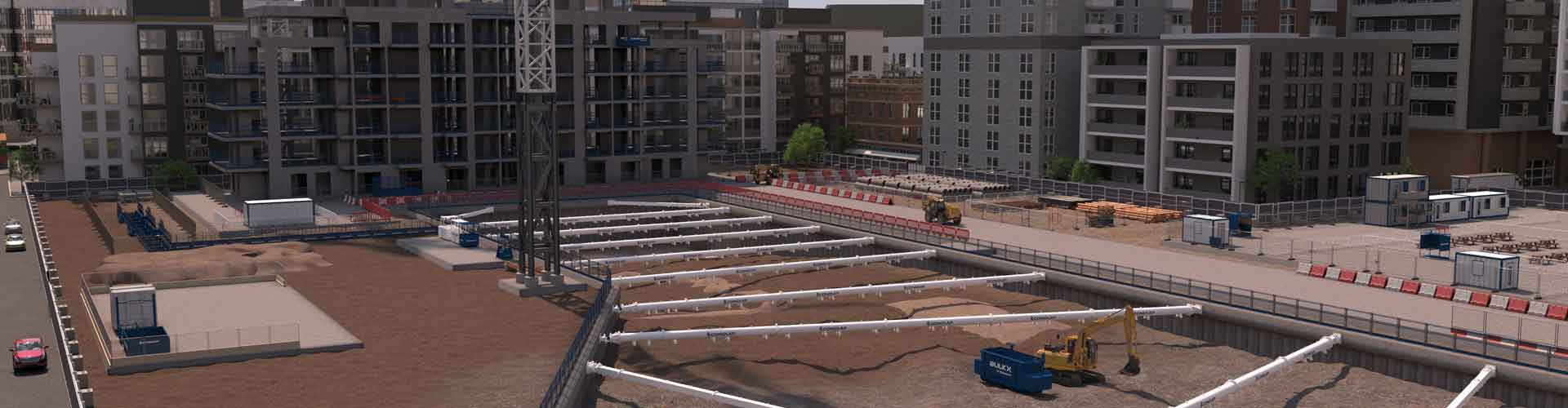 Conquip Equipment on an RC Frame site scene