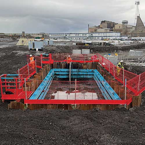 Excavation Support braces