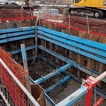 Excavation Support braces