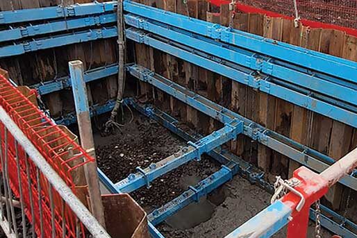 Excavation support braces 6