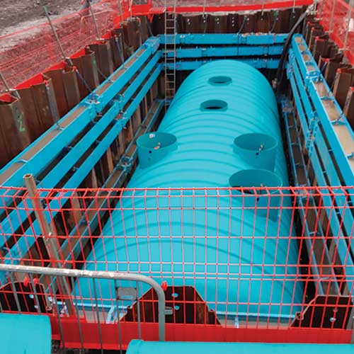 Excavation Support braces 4