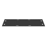Conquip Track Mat, Ground Protection Mat, Safe access for personnel, vehicles and plant, black front-facing render, hero image, white background