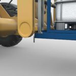 Dust-Control-Unit-on-Telehandler---Heel-Pin