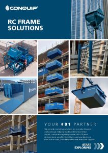 Conquip RC Frame Sector Brochure Front Cover