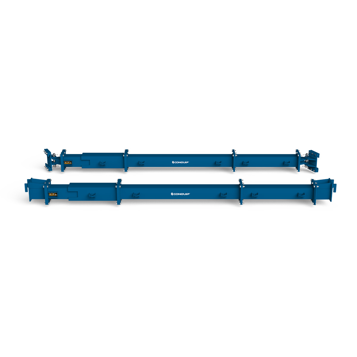 Conquip 250S Strut, front-facing, blue render, white background