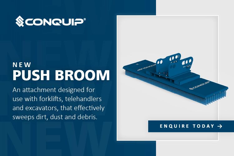 Conquip New Push Broom launch image