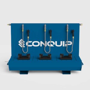 conquip boot wash station front view