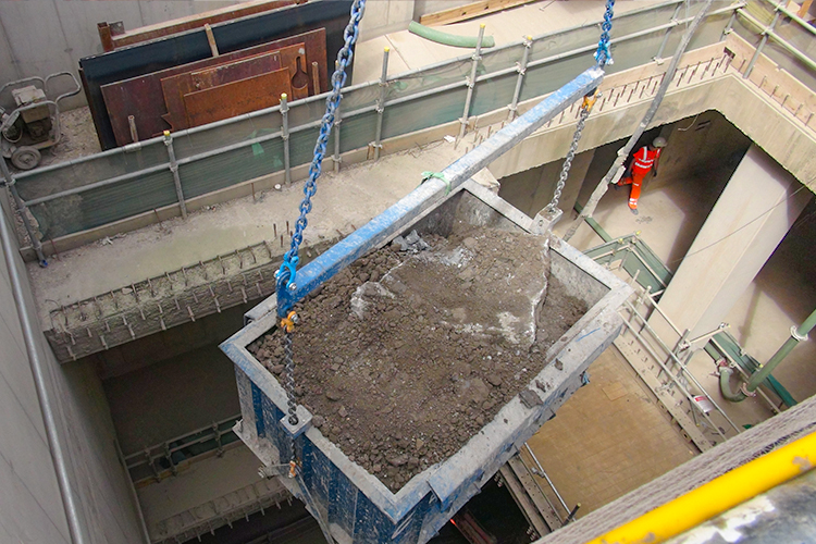 bulkx in use at Tottenham Court Road project