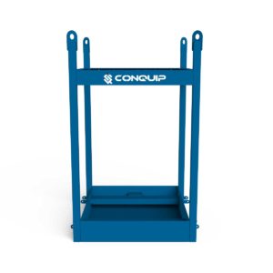 portable toilet lifting frame for crane lifting of portallo